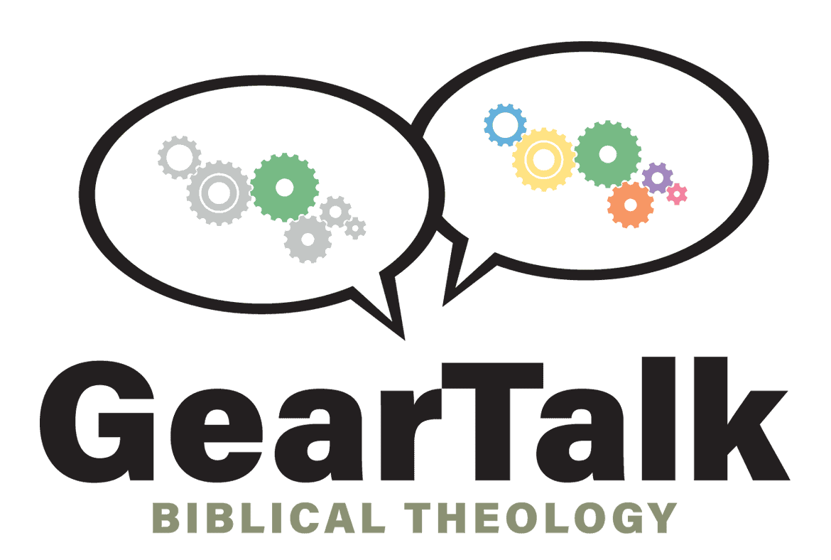 GearTalk biblical theology logo and text